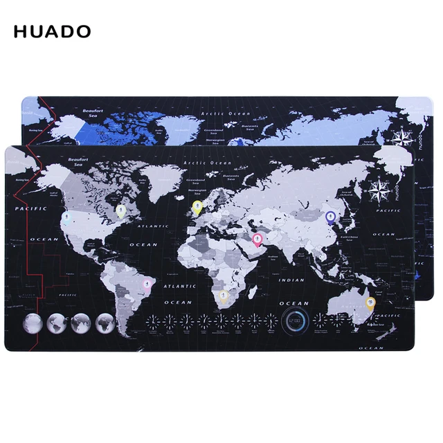 $US $5.99  world map gaming mouse pad rubber mousepad speed Keyboards Mat Desk Mat for World of Warcraft/steel