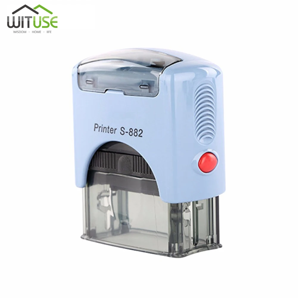 

S-882 Seal DIY Rubber Stamp Printing Kit Alphanumeric Characters Movable Combination Office Printer Two Rubber Types Set