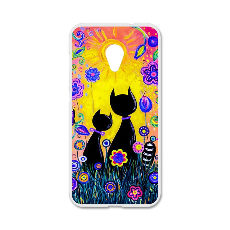 Чехол для Alcatel U5 HD, силиконовый чехол с рисунком для Etui Alcatel U5 HD 5,0 дюймов, чехол с рисунком, милые девушки аниме