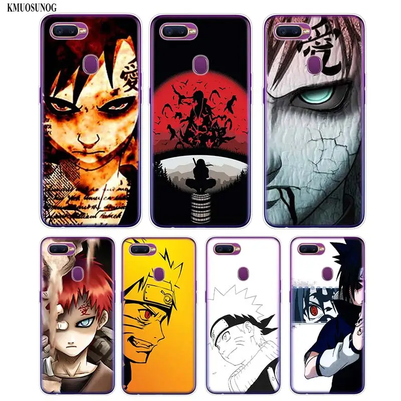 

Transparent Soft Silicone Phone Case Hokage Ninjia Naruto sasuke Printing for OPPO F5 F7 A5 Realme 2 A7 R9S R15 R17 Cover