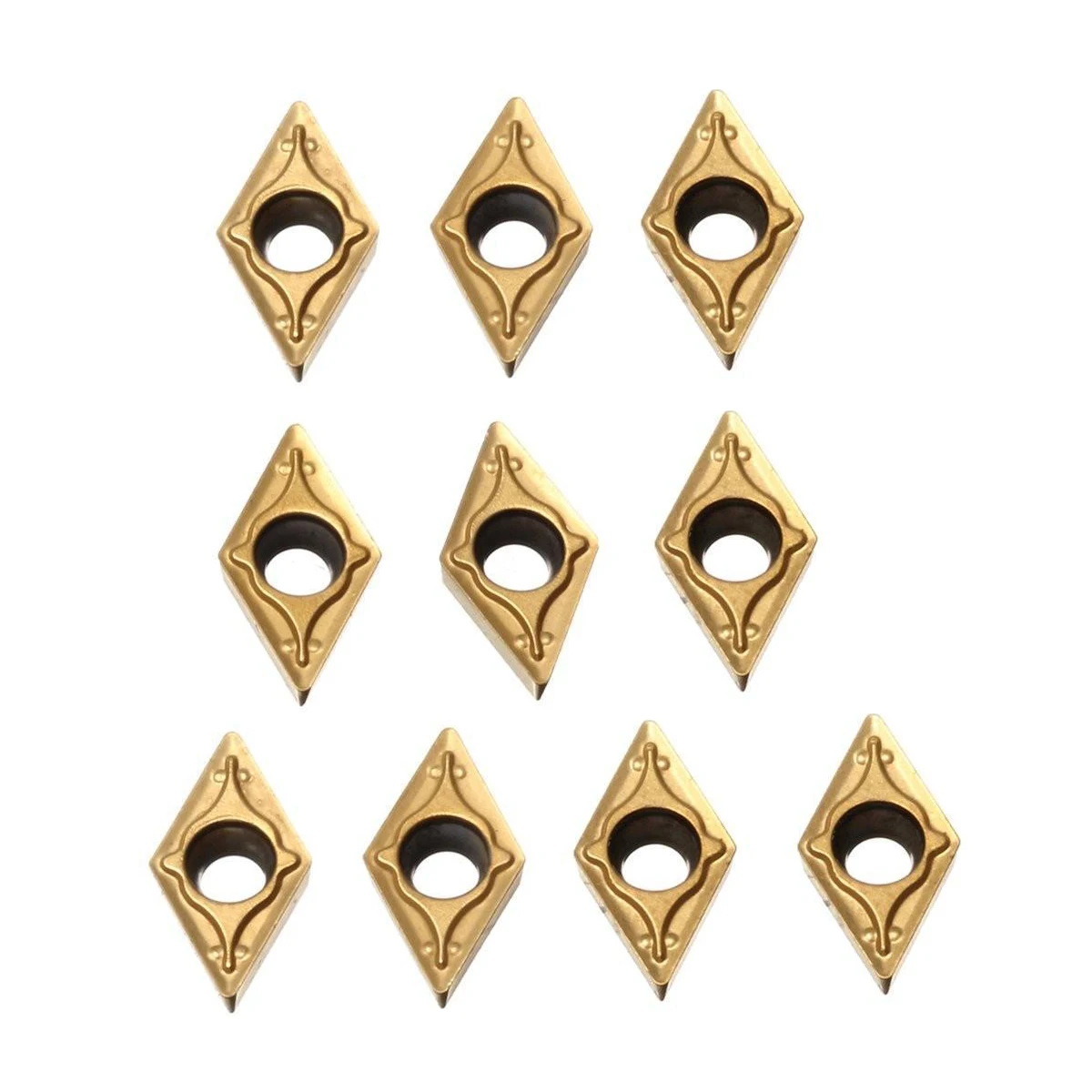 4pcs Mayitr Lathe Boring Bar Turning Tool Holder 12mm Shank Diameter + 10pcs High Hardness DCMT0702 Carbide Inserts+ 4pcs Wrench