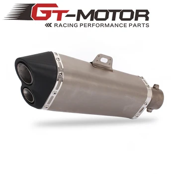 

GT Motor - New Universal 36-51MM Motorcycle Stainless steel Exhaust For Many Motorcyclet
