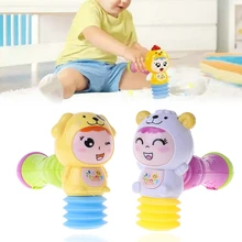 Детский светодиодный светильник Звук Музыка песок молоток игрушка малыши погремушка музыкальная игрушка случайный