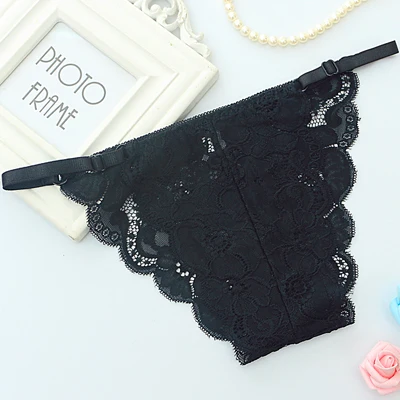 black 8813 L'bellagiovanna женское нижнее белье сексуальные бикини кружевные трусы с цветочками трусики с вырезом Бесшовные женские трусы бренд Bragas 8812n - Цвет: black 8813