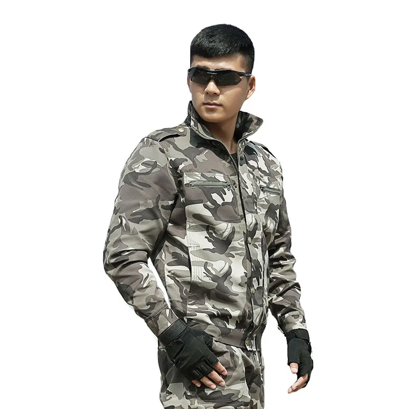 

Men's Camouflage Suit Hunting Clothes Outfit Multicam Army Military Tactical Jackets pants US Combat Uniforms Ghillie Costume