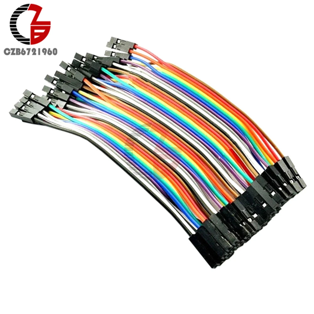 40pcs Jumper Cable Dupont Wire Male to Male Line Connectors 10CM M-M 2.54mm DIY 40pcs Jumper Cable Dupont Wire Male to Male Line Connectors 10CM M-M 2.54mm DIY