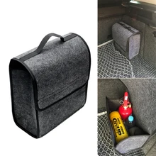 Auto Rear Storage Pouch Car Styling Car Trunk Storage Bags Folding Car Organizer Multi-use Seat Back Tool Bag Holder Box