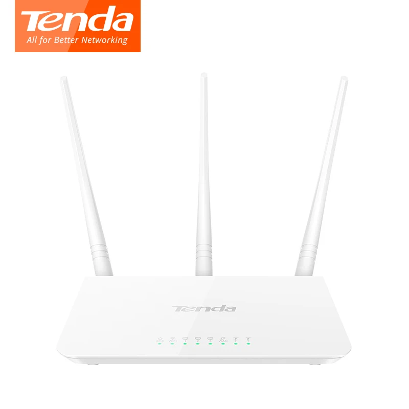 WiFi Tenda F3 беспроводной маршрутизатор 300Mpbs 3* Антенна 200 квадратных метров сигнал покрытия беспроводной маршрутизатор английская прошивка