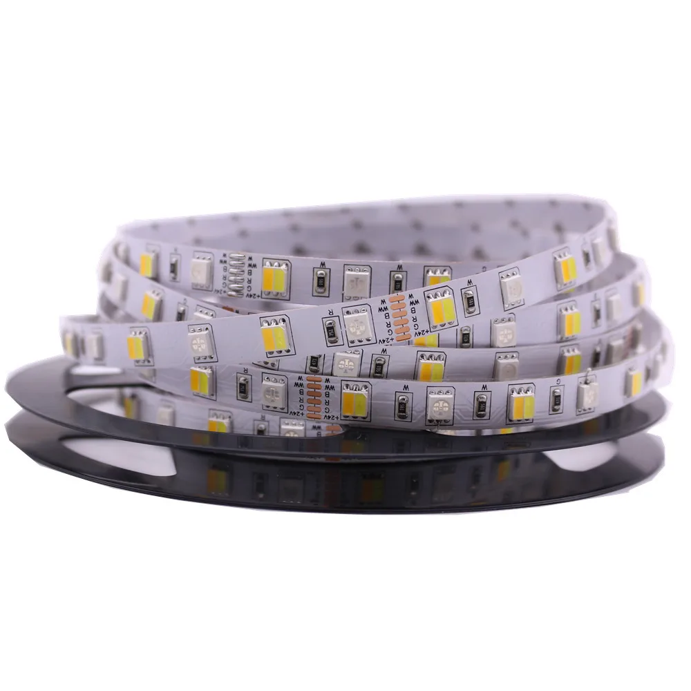 US $11.22 5M LED Strip Light RGB CCT RGBW 5050 SMD Led Tape Non Waterproof Led Stripe Bar Light String Holiday Decoration Lights 12V 24V