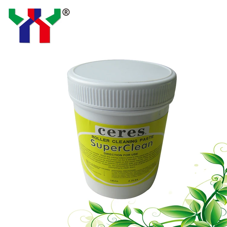 

Printing chemical Ceres Lube Clean for ink roller. 1kg/box