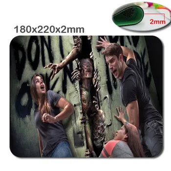 

HD DIY Walk dead 3D print 220*180*2mm Cheapest Newest pigment Best Comfort Game Mouse Pad Mouse Mat for New Year Gift