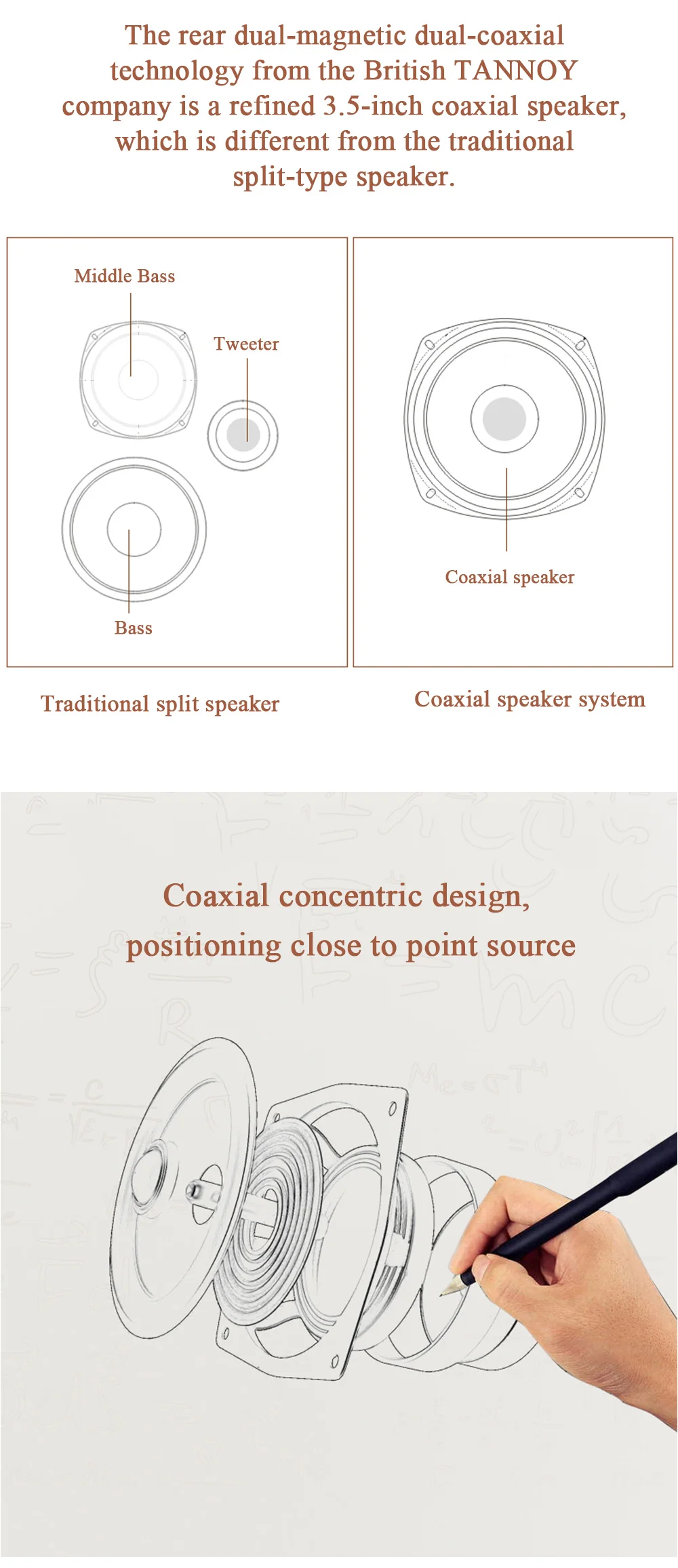 Discount CAV AT60 Bluetooth Speaker 2.1 Portable Speaker Channel Wooden Aux Optical Coaxial Usb Input Deep Bass Speaker 5.25" Woofer 4 EQ 1