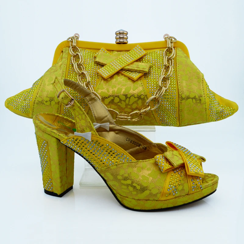 new yellow shoes and bags matching set high quality italian matching shoe and bag set new yellow shoes and bags matching set high quality italian matching shoe and bag set