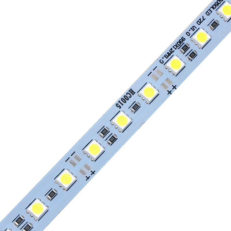 SZYOUMY DC 12 В в светодио дный 72 LED SMD 5050 светодио дный светодиодные жесткие полосы света жесткие светодио дный светодиодные полосы света высокая