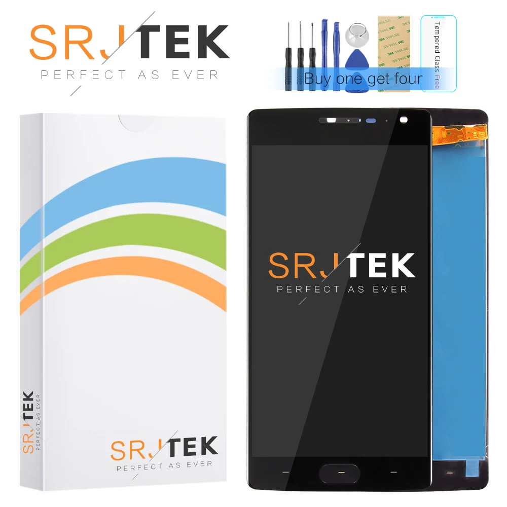 Srjtek 5 ''для Oneplus 2 ЖК-дисплей сенсорный дигитайзер для One Plus экран 1 + два A2001 A2003