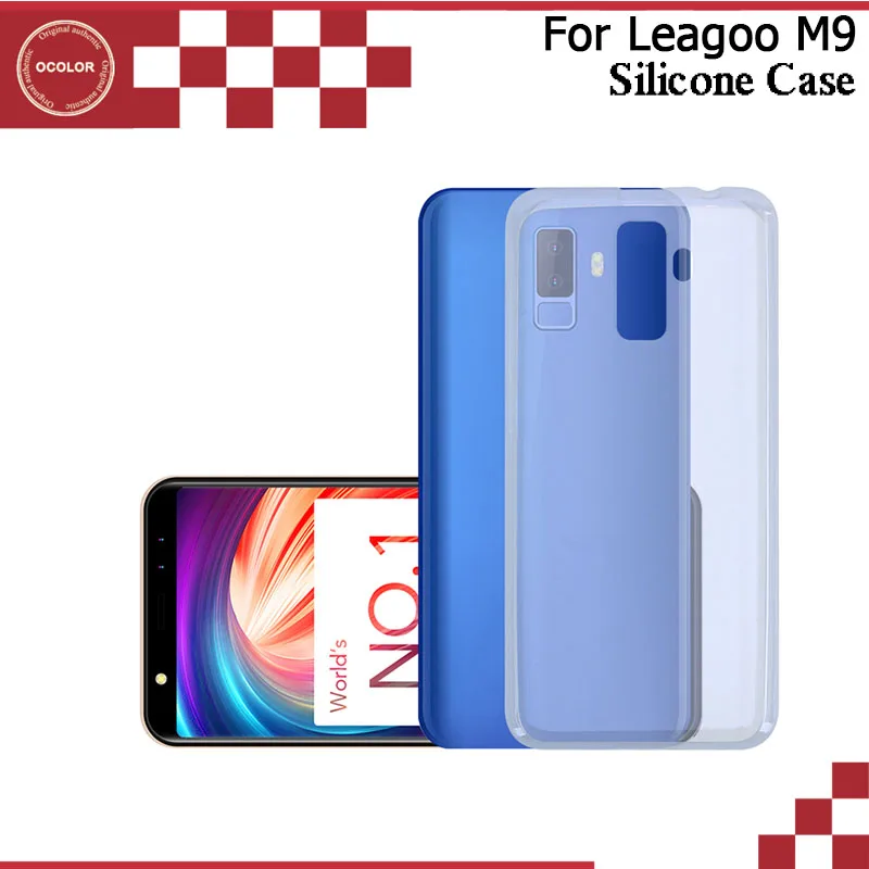 Ocolor для leagoo M9 прозрачный силиконовый чехол TPU крышка Защитная мягкая Задняя