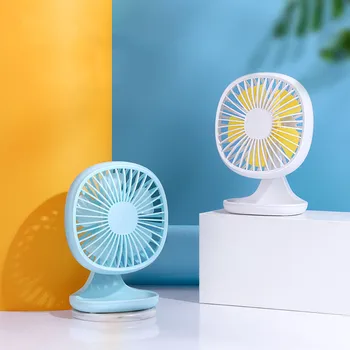 

Mini USB Rechargeable Air Cooling Fan Clip Desk Fan Dual Use Home Student Dormitory Bedside Portable Desktop Office Fan