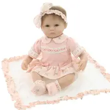 Силиконовые игрушки reborn baby doll для девочек, реалистичные 1" reborn babies play house игрушки для малышей подарок на день рождения для девочки brinquedos