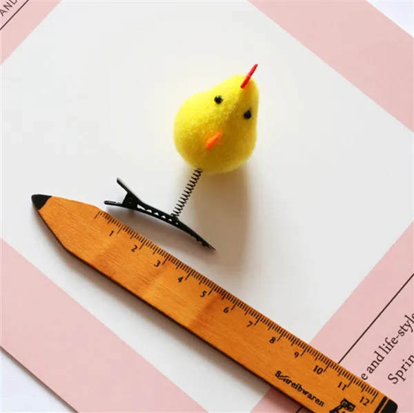 Little Yellow Chicken Hair Clip Fun Make up Decoration - 22