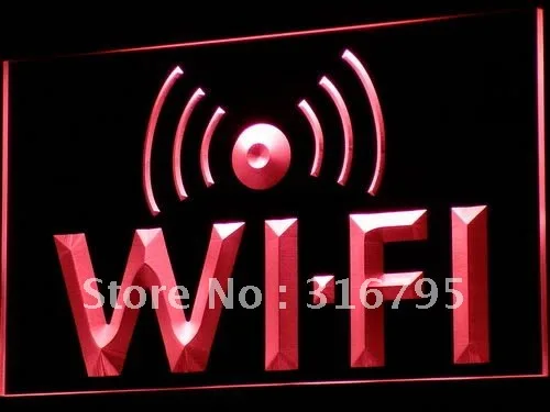 I572 Wi-Fi Интернет доступа кафе магазин светодиодный неоновый свет sign on/off Swtich 20+ Цвета 5 размеров