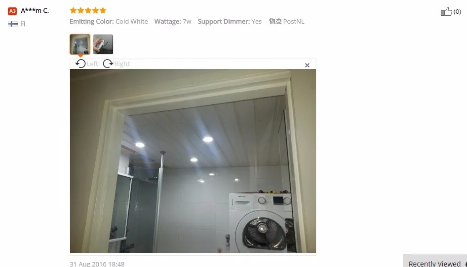 1pcs Dimmable Led Downlights 5W 7W 9W 12W 110V 220V Waterproof LED Ceiling Downlight Lamps Led Ceiling Lamp Home Indoor Lighting