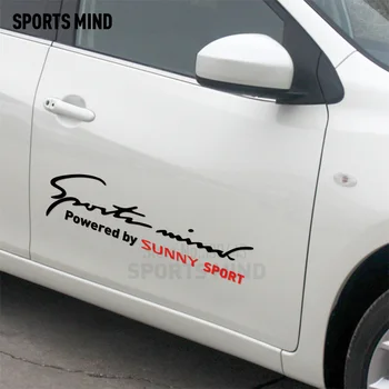 

10 Pieces Sports Mind Car Styling For Nissan sunny On Car Covers Automobiles Car Sticker Decal exterior accessories