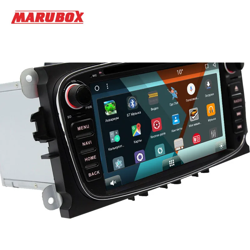 Cheap Marubox 7A600MT8,Two Din,7 Inch 8 Core Android 8.1 Car DVD GPS For Ford Mondeo Focus 2 S-max 2007 2008 2009 2011 2013 with Radio 5