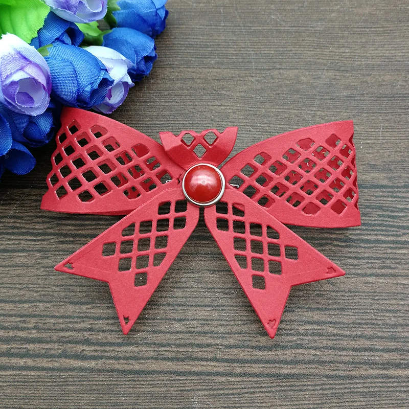 

3pcs bow tie set Steel Metal Cutting Dies Scrapbooking Embossing Dies Cut Die Stencils DIY card book Decor