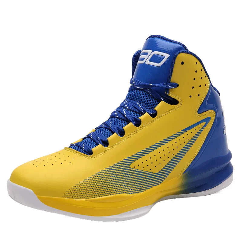 No.30 Stephen Curry Basketball Shoes Cushioning Rubber Sole Lace Up ...