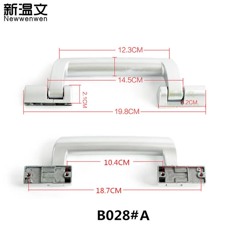 Замена Металлический Чемодан с ручкой, ремонт тележка Чемодан ручка, замена телескопическая Чемодан части ручка B028