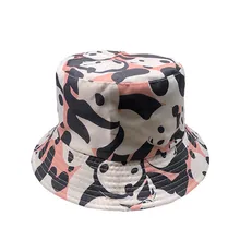 Спальное место#501 Новая мода Панда Складная двусторонняя наружная солнцезащитная Кепка Рыбацкая шляпа Повседневная одежда подарки