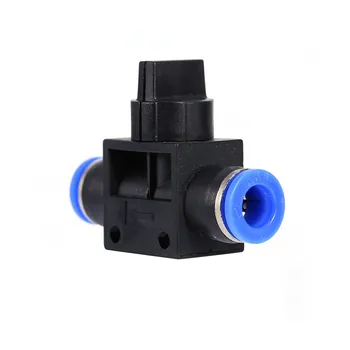 

1 Pc Valve Pneumatic Push In Pipe Fittings Connector Adapter for Air/Water Hose & Tube Airline HVFF-6/8/10/12 Optional