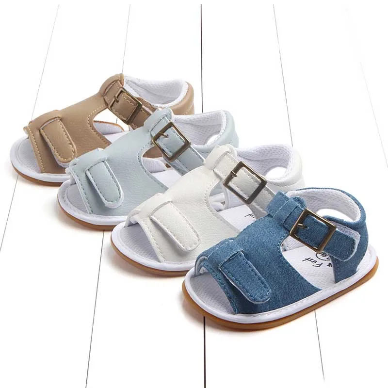 

Summer Baby Sandals Brand PU Infant Toddler Sandalias Beach Footwear Slippers Moccasians Breathable Baby Boy Shoes Skid-Proof