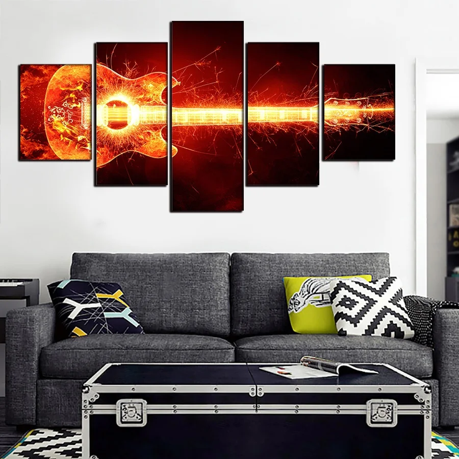 Frames Painting Modular Cheap Picture Wall Art 5 Panel