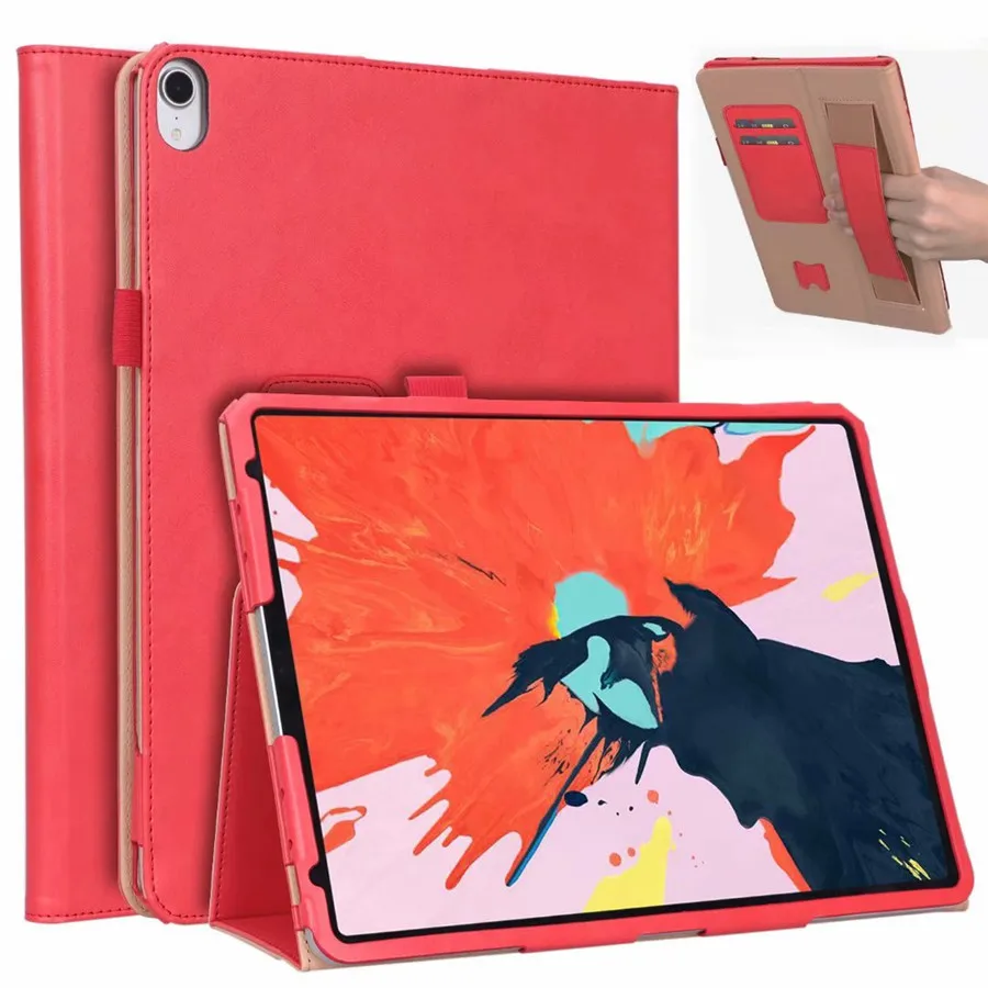 Чехол для iPad Pro 11 "(2018) Smart Cover принципиально таблетка для нового iPad Pro 11 дюймов 2018 модель A1980 кожа рук держатель Стенд Shell