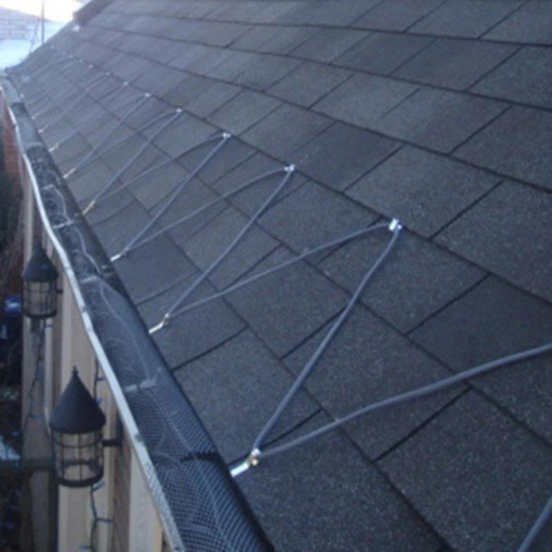 

960W 60M Defrosting Heating Cable With EU Plug For Roof And Gutter Energy Saving And No Pollution