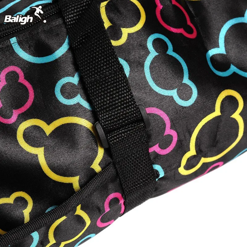Yoga mat bag waterproof backpack shoulder messenger sport clothes duffel bag for women's fitness gym (no yoga mat)