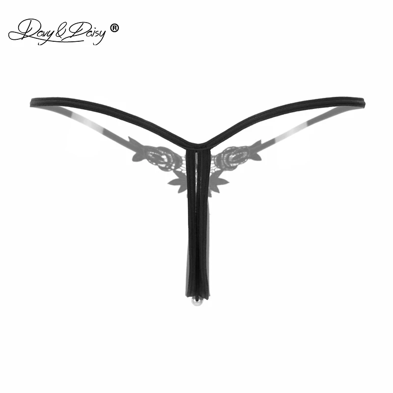 DAVYDAISY женские искусственные жемчужные стринги бусины в форме цветов кружевные