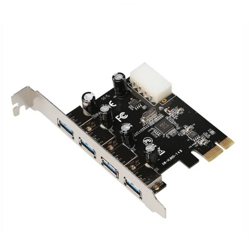 Карта расширения на 4 порта USB 3,0 PCI-e PCI express PCIe USB 3,0 хаб адаптер 4 порта USB3.0 контроллер USB 3 0 PCI e PCIe экспресс