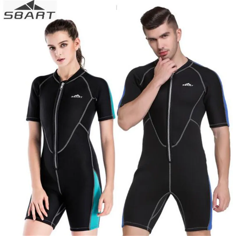 

SBART Mens 3MM Long Sleeve Wetsuit Surf Spearfishing Swimwear Scuba Diving Jumpsuit Keep Warm Sunscreen Steamer Suit