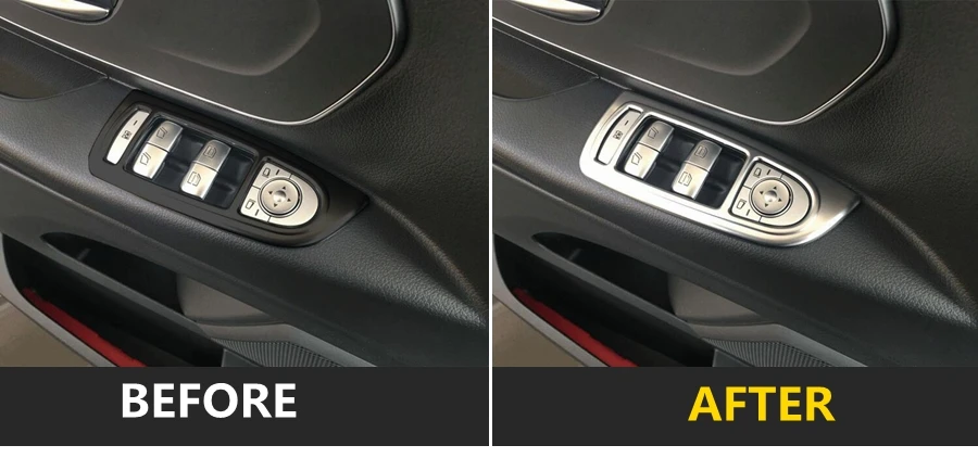 Интерьер для Mercedes-Benz Vito W447- внутренняя ручка двери панель наклейка объемное Окно лифт переключатель Крышка отделка