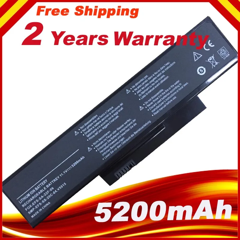 Батарея для FUJITSU FUJITSU-SIEMENS Amilo La1703 Ла-1703 V5515 V5535 SMP-EFS-SS-20C-04 SMP-EFS-SS-22E-06 SMP-EFS-SS-26C-06 |