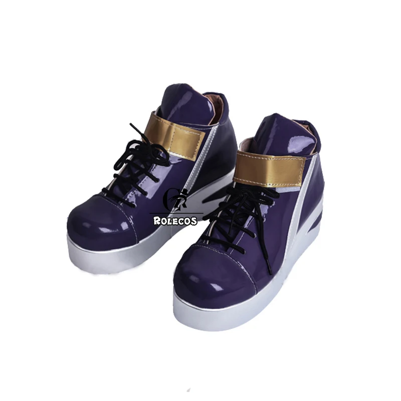 ROLECOS Game LOL K/DA Akali Cosplay Shoes LOL KDA Akali Cosplay Shoes Boots for Women Akali Cosplay Purple Shoes ROLECOS Game LOL K/DA Akali Cosplay Shoes LOL KDA Akali Cosplay Shoes Boots for Women Akali Cosplay Purple Shoes