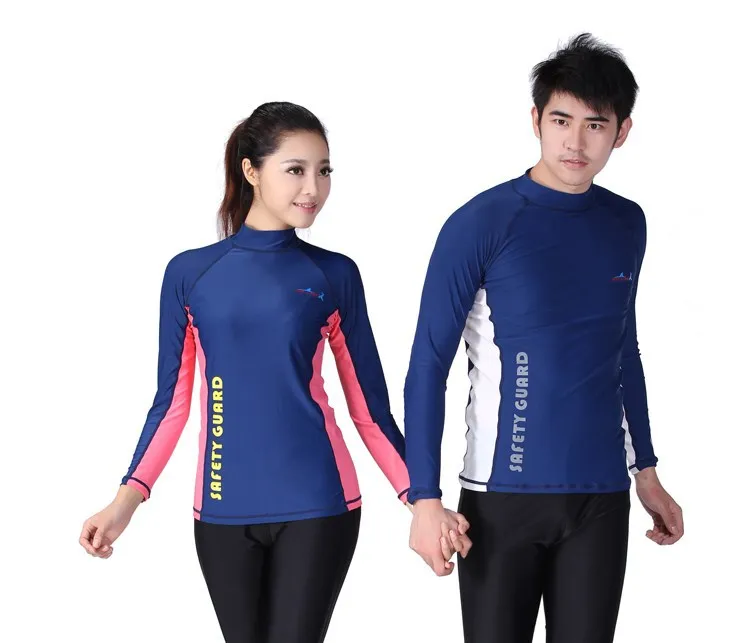 guard sun protective clothing swimming suit Long sleeve Lycra diving suit LS 605|suit business|suit bigsuit children - AliExpress