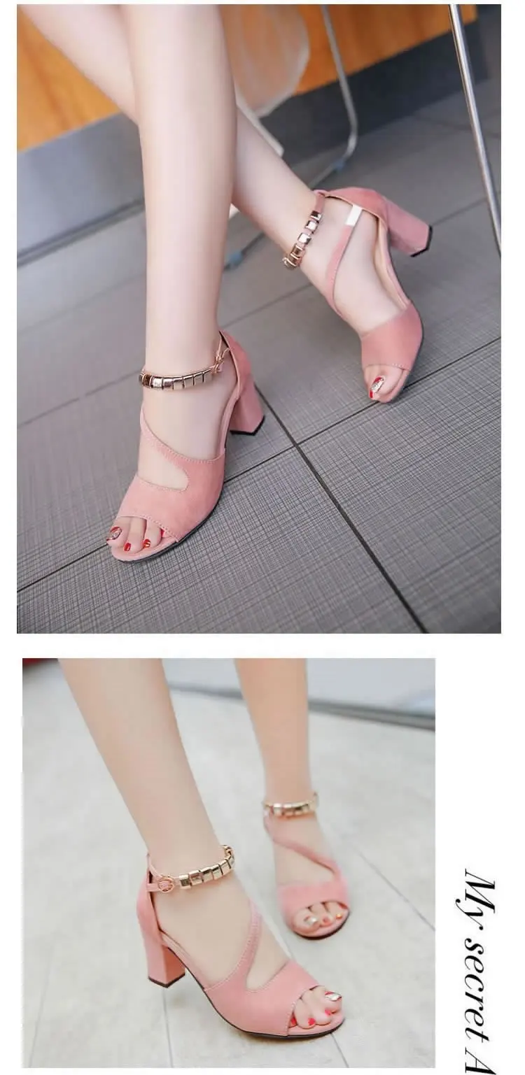 Большой размер 40, весенние пикантные римские сандалии с открытым носком пикантные женские летние сандалии на высоком толстом каблуке, украшенные бисером