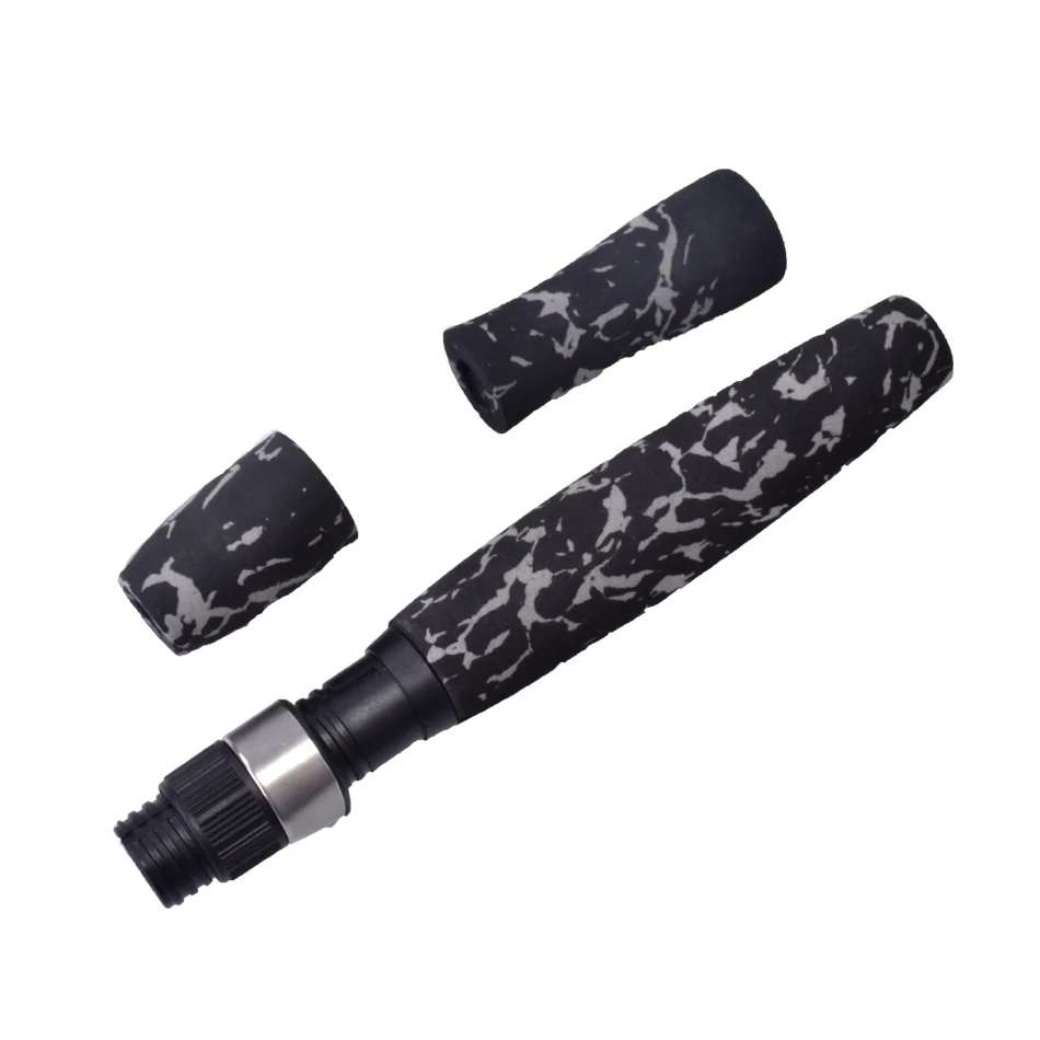 1set kit/pack rod handle grip EVA material Camouflage black spinning/casting reel seat rod refit combo set kit parts