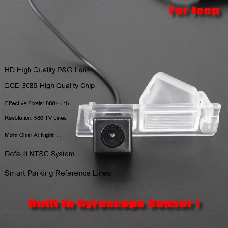 HD CCD SONY Rear Camera For Jeep Cherokee (KL) 2014 Intelligent Parking