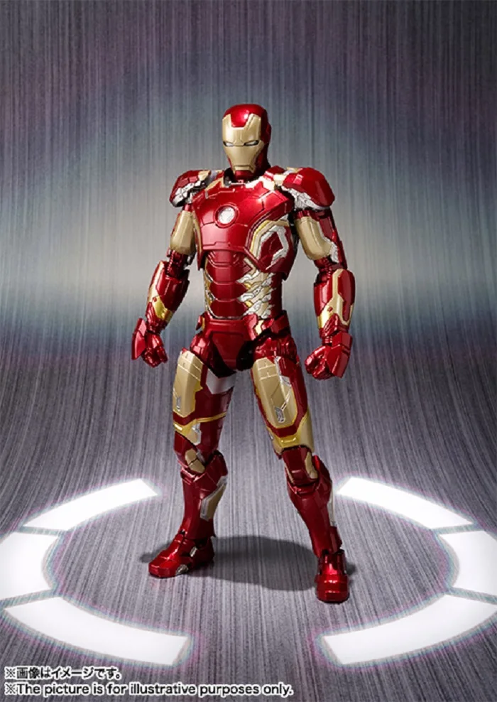 SHF Marvel Ironman 15cm Super Hero Avengers Iron man BJD Figure Model Toys