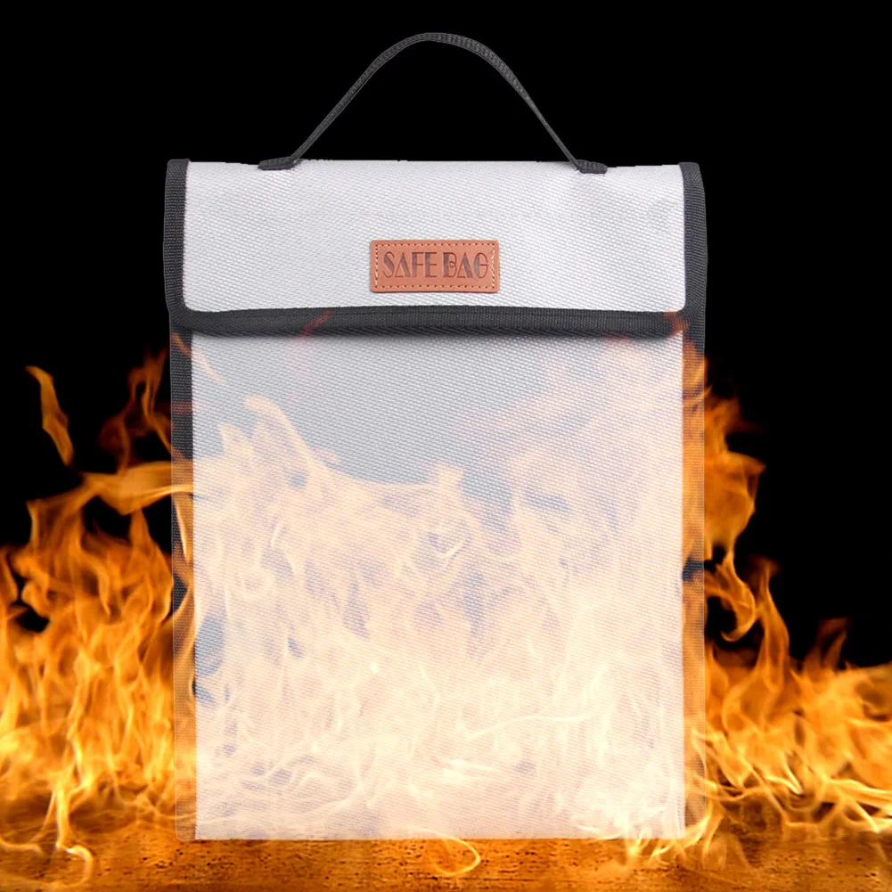 Портативный огнеупорный держатель для документов сумка для дома и офиса безопасная сумка огнестойкий файл Складная безопасная сумка для