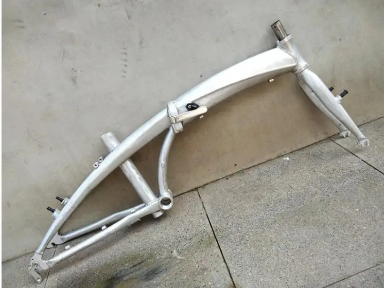 Top Kalosse Folding  aluminum  alloy  V brakes Children bike frame    bike alloy  frame, For 20 inch  wheels 0